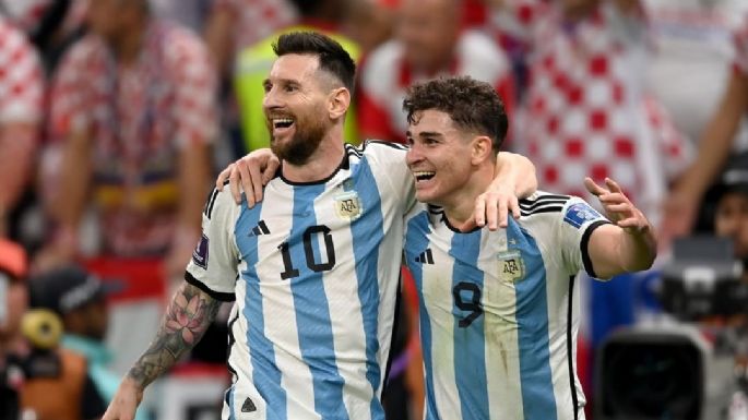 Argentina jugará la final con la camiseta titular celeste y blanca