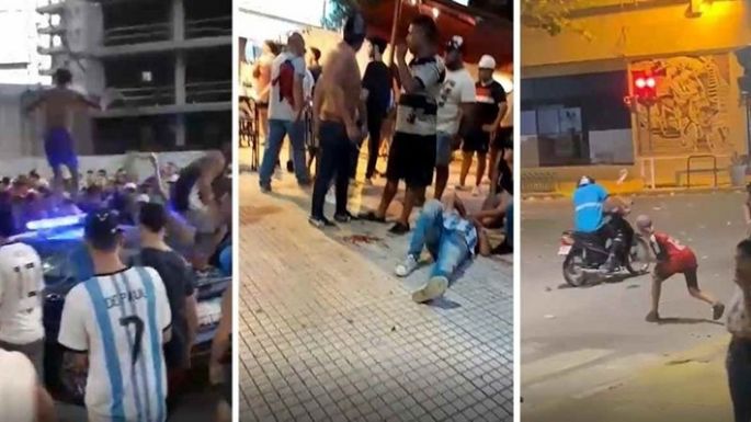 Violencia  a la hora  de festejar