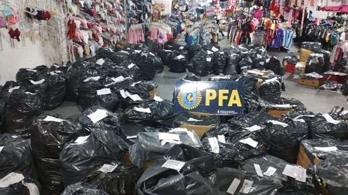 Decomisaron mercadería apócrifa