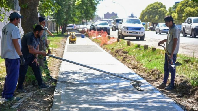 Construyen ciclovías de casi un kilómetro de extensión en bulevar Colón