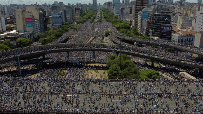 Festejo histórico: más de cinco millones de personas recibieron a la “Scaloneta”