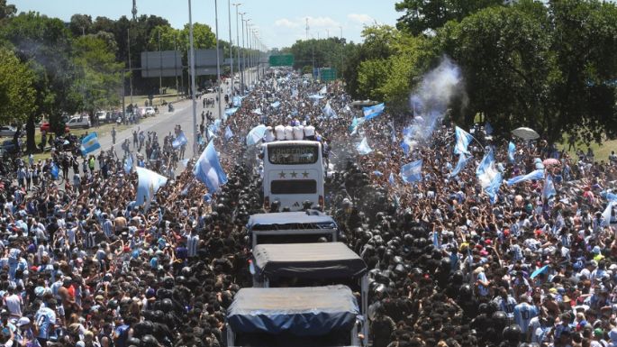 Confirmaron 18 heridos en los festejos por la llegada de la Selección