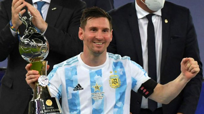 Lionel Messi fue galardonado con el Olimpia de Oro