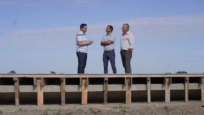 La obra del puente avanzó a un 85%