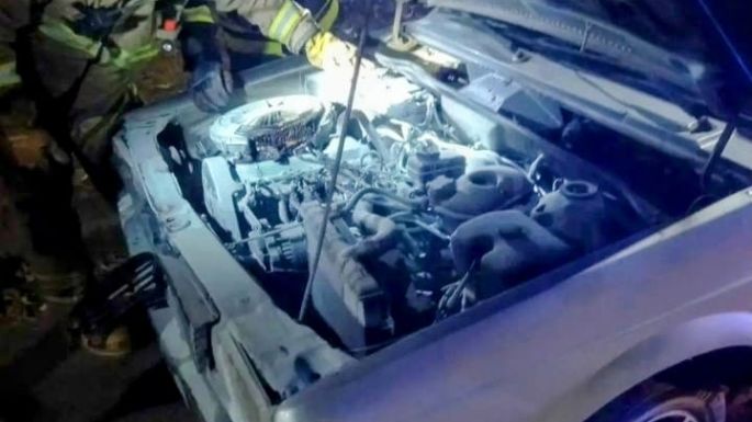 En plena madrugada navideña, Bomberos sofocaron un principio de incendio