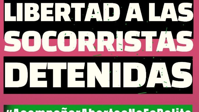 Se realizó un "Redazo" para exigir la libertad de las socorristas locales