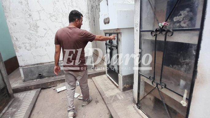 Robaron más de 160 placas de bronce en el cementerio de Villa Nueva