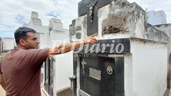 Robaron más de 160 placas de bronce en el cementerio de Villa Nueva