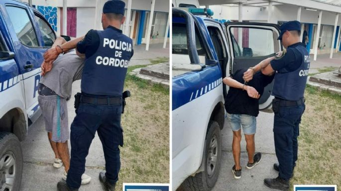 Robaron una caja de herramientas del baúl de un auto y quedaron detenidos