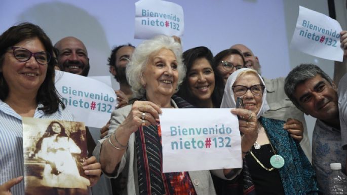 El nieto 132 se llama Juan y es hijo de una mujer desaparecida en Tucumán en 1976