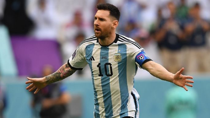 ¡GOOOL! Messi abre el marcador para Argentina