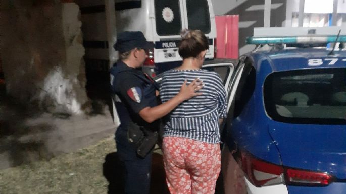 Detuvieron a una mujer por agredir a su pareja