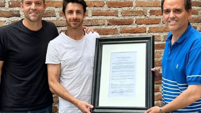Pablo Aimar fue declarado Ciudadano Distinguido en Río Cuarto