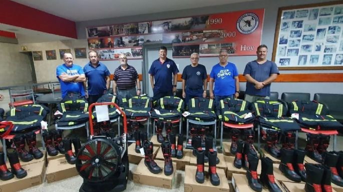 Bomberos incorporaron equipamiento de última tecnología desde Austria