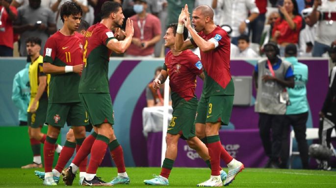 Portugal avanzó a cuartos de final tras golear a Suiza