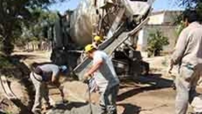 Avanza la obra de cordón cuneta