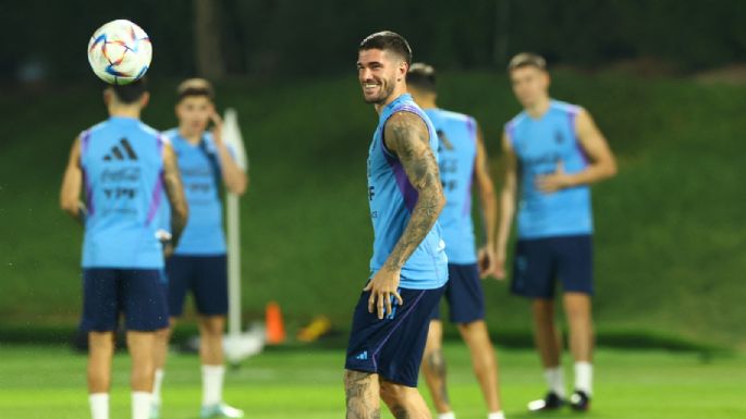 Alarma en la Selección: de Paul no entrenó con el equipo por una dolencia física