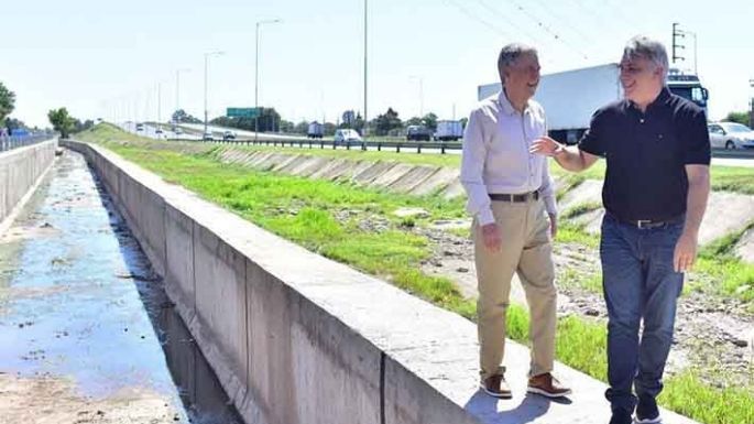 Inauguraron un canal pluvial en zona Sur