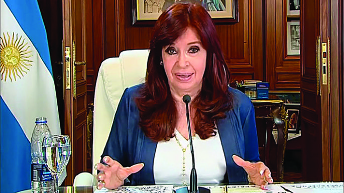 Apoyo de autoconvocados a CFK