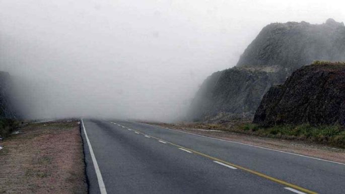 Llueve y cae granizo en las Altas Cumbres: piden precaución al circular