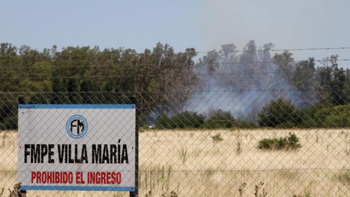 Cuatro horas de trabajo demandó un incendio en la Fábrica Militar