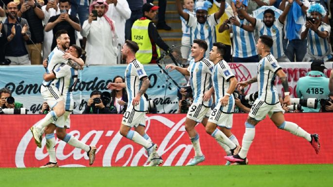 Argentina en ventaja ante Países Bajos al final del primer tiempo