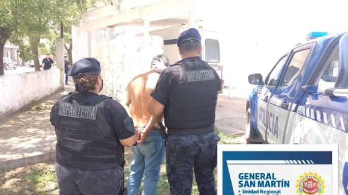 Agredió a su pareja con un cuchillo tramontina