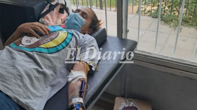 Vecinos se acercaron a donar sangre en barrio General Paz