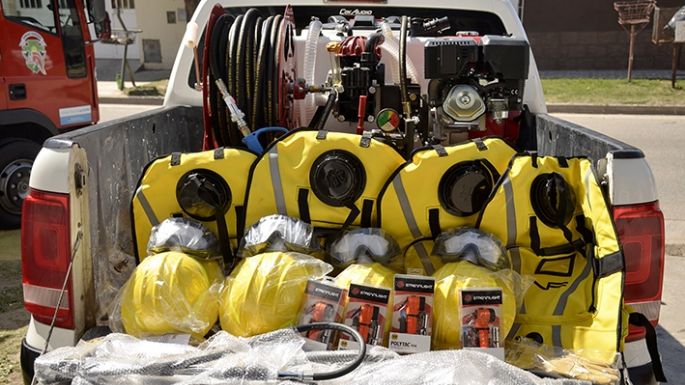 Importantes equipamientos para el cuerpo de Bomberos