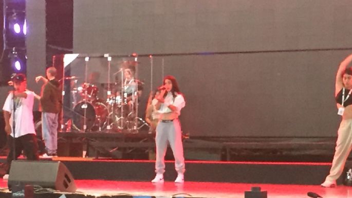 María Becerra se prepara para el show