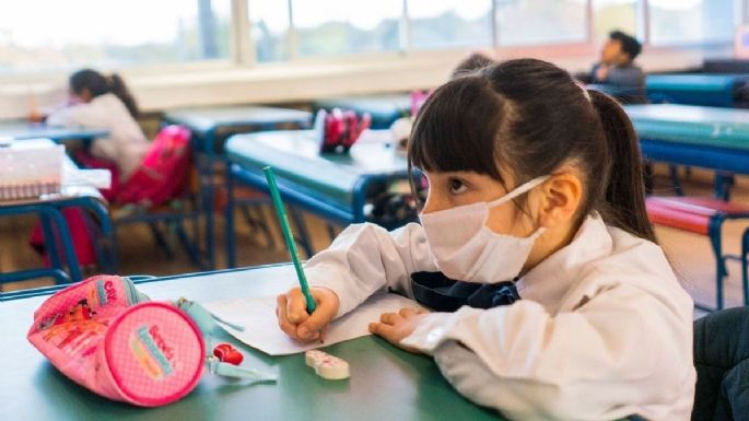 Córdoba exigirá barbijo para alumnos a partir de los 6 años
