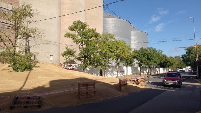 Se rompió un silo en el Molino Fénix