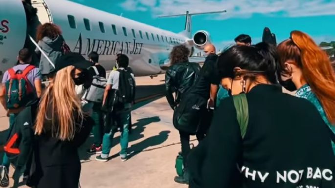 Tini Stoessel ya aterrizó en Villa María