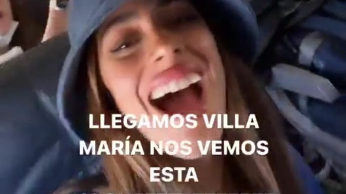 Tini Stoessel ya aterrizó en Villa María