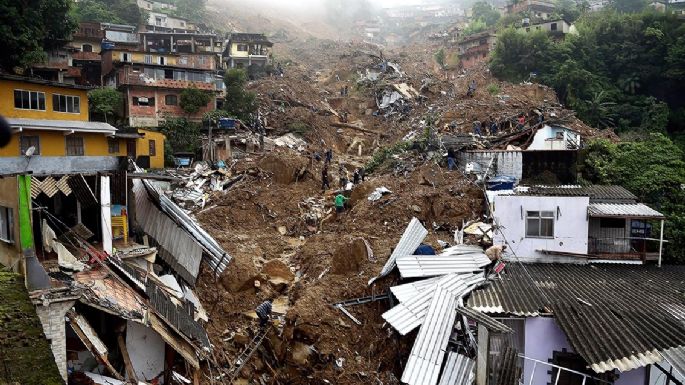 Cerca de un centenar de víctimas fatales por un temporal en la ciudad brasileña de Petrópolis