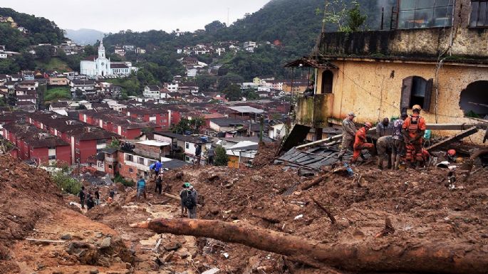 Cerca de un centenar de víctimas fatales por un temporal en la ciudad brasileña de Petrópolis