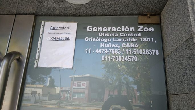 ANTICIPO - Apareció cerrada la oficina local de ZOE