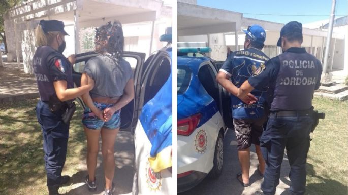 Una pareja fue detenida por amenazar a un taxista y golpearlo con una botella