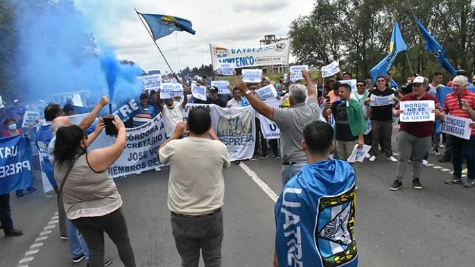 UATRE se manifestó contra Moroni