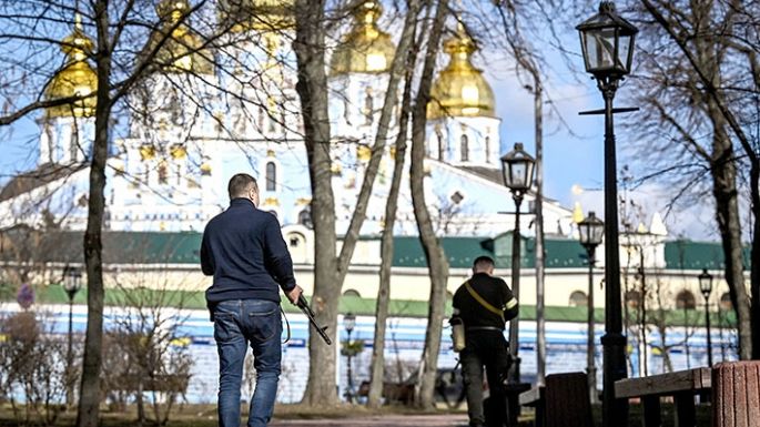 Los combates llegaron a las calles de Kiev