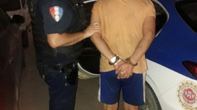 Intentó ingresar a una vivienda por el patio pero fue descubierto y detenido