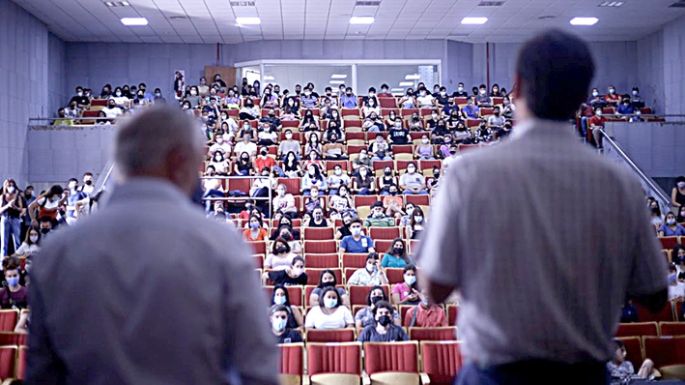 El curso de ingreso marcó la  vuelta a la presencialidad