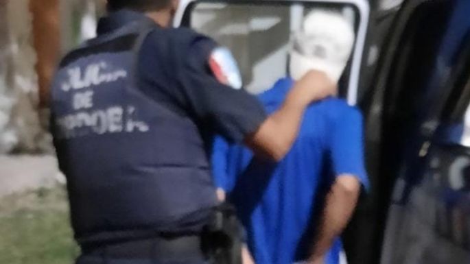 Apareció en la casa de su hermana, con quien mantiene una restricción