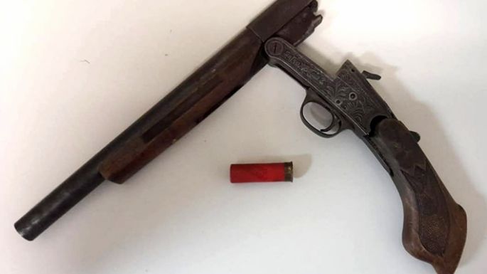 Increíble: estaban armados con una escopeta de caño recortado