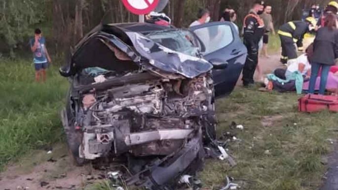 Impactante colisión