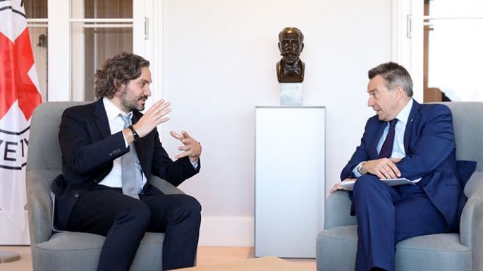 El canciller reiteró que “Argentina  condena la invasión a Ucrania”