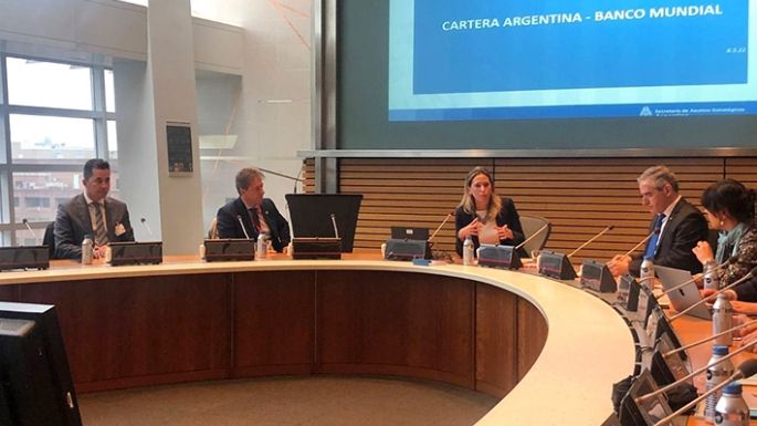 Calvo se reunió con autoridades del Banco Mundial, el BID y la OEA