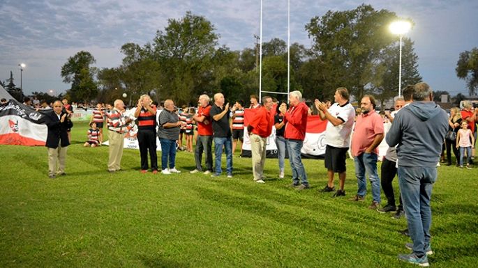 San Martín inauguró las obras de iluminación en su cancha principal