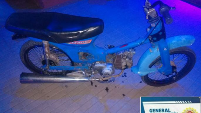 Un menor andaba en una moto que tenía colocado el motor de otro vehículo