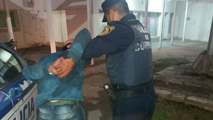 Aprehendido por amenazar y golpear a su pareja